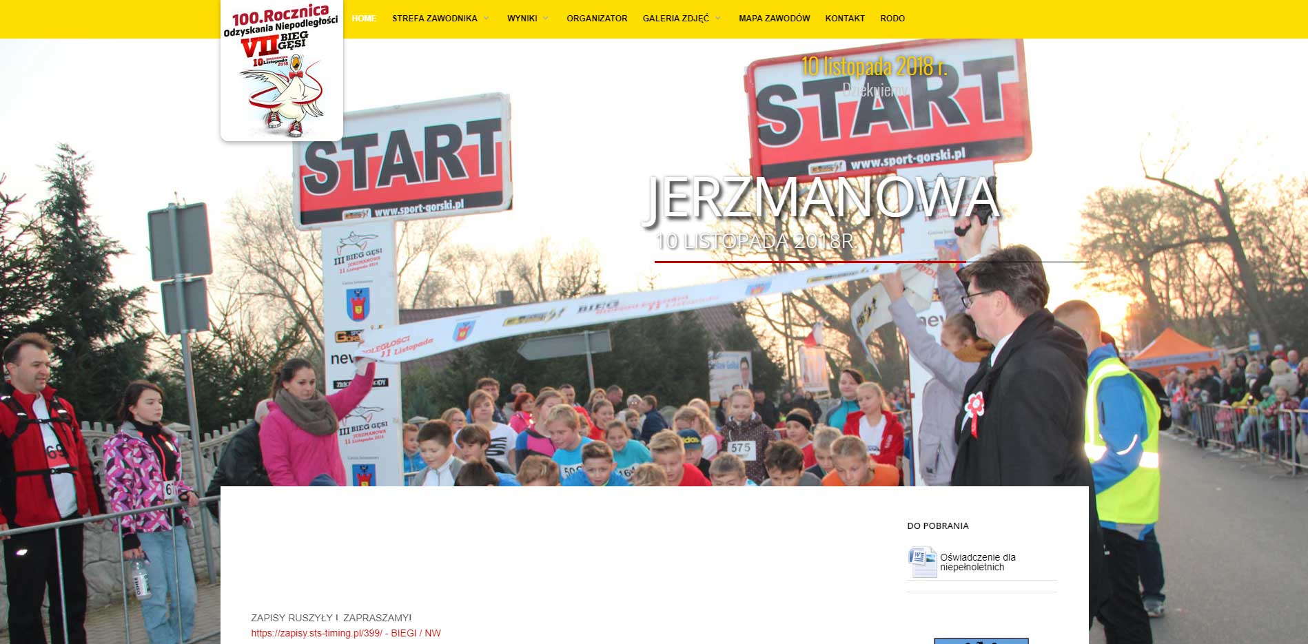 BIEG GĘSI